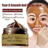 120g Herbal Refining Peel-Off Masks Peel Off Masks To Shrink Pores And Remove Tone Acne Brightens Skin Care Blackheads