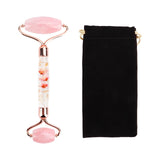 Rose Quartz Petal Roller Slimming Face Massager Lifting  Jade Facial Massage Roller Heart-shaped Guasha Anti-wrinkle Skin Care